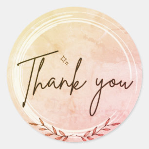 Rond "Gratitude en impression : Collection Sticker Merc