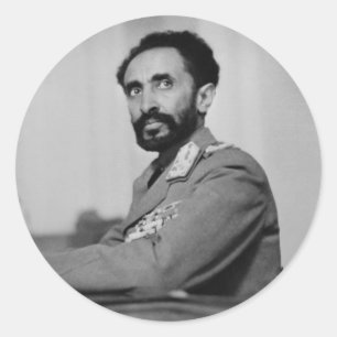 Rond Haile Selassie - Messiah - Jah Rastafari Sticker