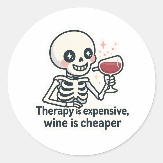 Rond Halloween Ghost | Cute Kawaii Halloween Sticker  (Devant)