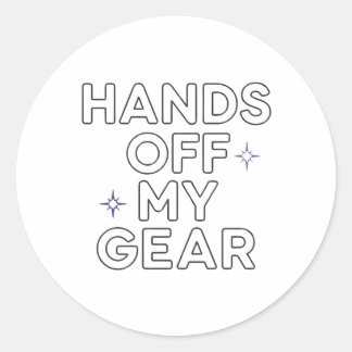 Rond Hands Off My Gear" Vinyl Sticker
