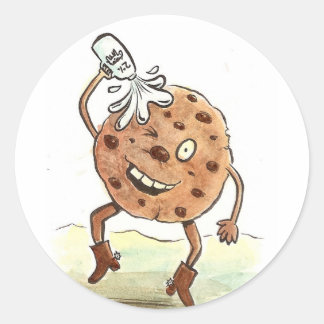 Rond Happy Cookie Sticker