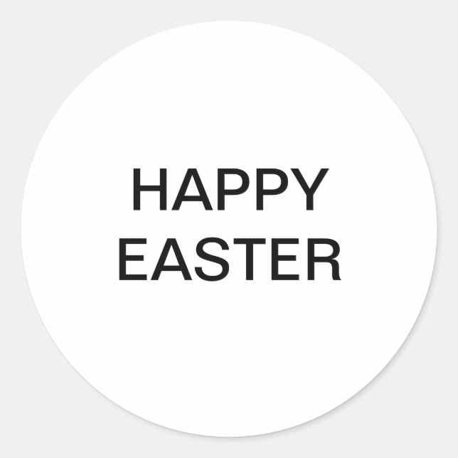 Rond Happy Easter sticker à vendre (Devant)