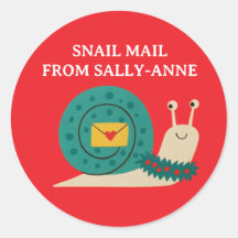 Happy Mail Inside Envelope Sticker Set