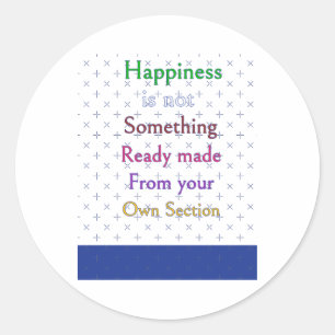 Rond Happy S Sticker
