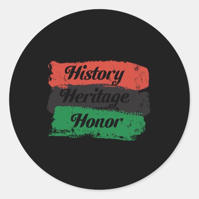 Rond Histoire Honneur Sticker (Devant)