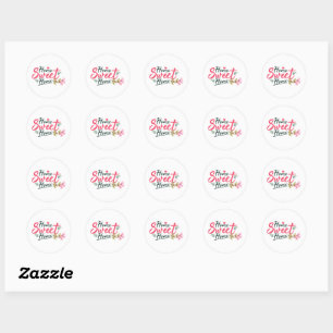 Rond Home Sweet Home Classic Round Sticker