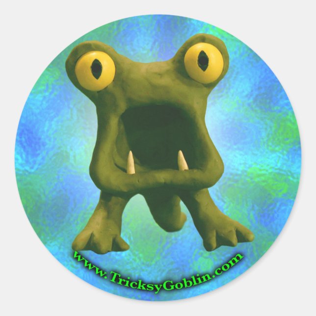 Rond Horrible Sticker Monster (Devant)