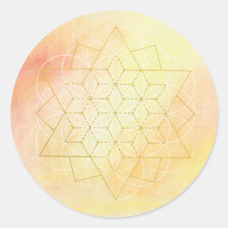 Rond I AM WHOLE sticker