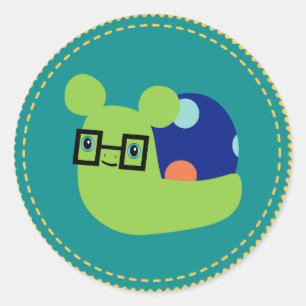 Rond IGGPPCamp Sticker Mascot Snail