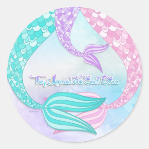 Rond Ils Font Une Sirène Pour L'Autre Sticker