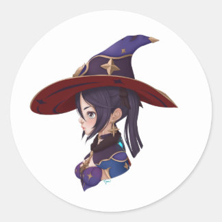 Rond Impact de Genshin : Mona Sticker (fanart)