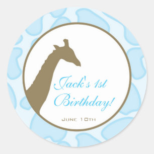Rond Invitation d'anniversaire ou Sticker préféré - Ble