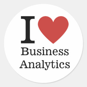 Rond J'❤️ adore Business Analytics STICKER