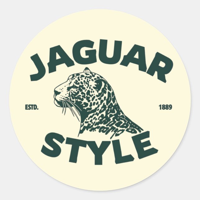 Rond Jaguar Sticker (Devant)