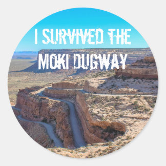 Rond J'ai survécu au Sticker Moki Dugway