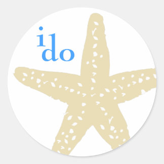 Rond Je fais Sticker Starfish