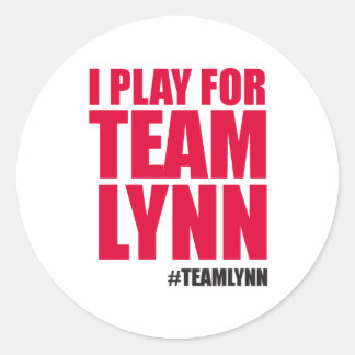 Rond Je joue pour Team Lynn Sticker