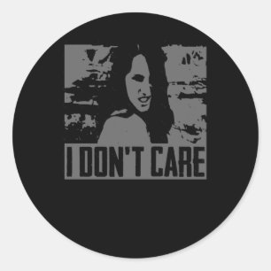 Rond Je ne m'en fiche pas Sticker