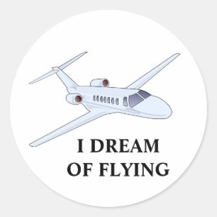 ROND JE RÊVE D'UN STICKER DE VOL