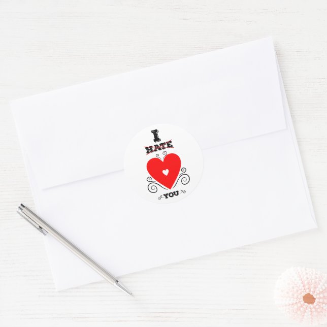 Rond Je T'Aime Sticker (Enveloppe)
