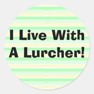 Rond Je Vis Avec Un Sticker Lurcher