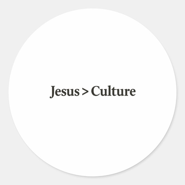Rond Jésus > Sticker Culture. (Devant)