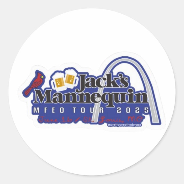 Rond JM MFEO Tour - Sticker St Louis (Devant)