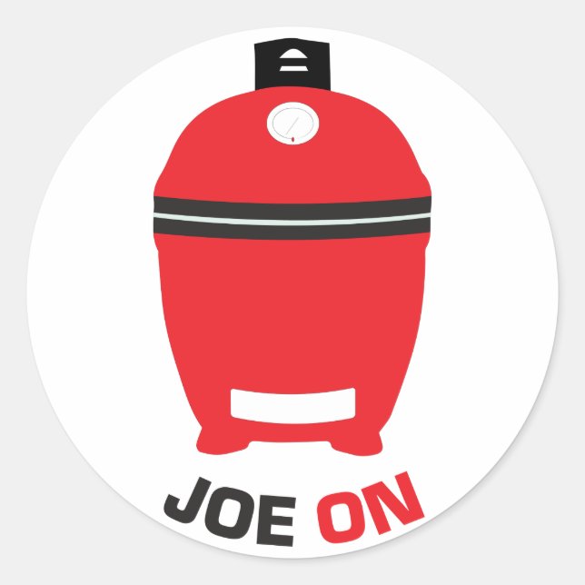 Rond Joe On Sticker pour les fans de Kamado Grill (Devant)