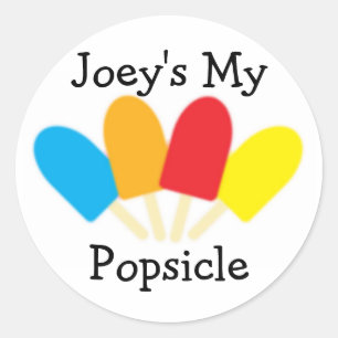 Rond Joey's My Popsicle Sticker