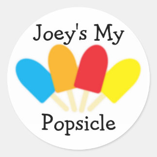 Rond Joey's My Popsicle Sticker