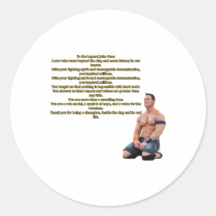 Rond Jone Cena Vous ne pouvez pas me voir Sticker