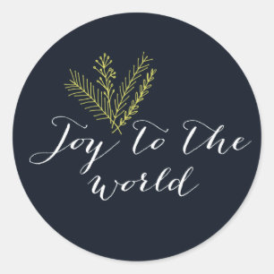 Rond Joy to the World sticker