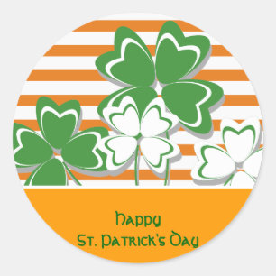 Rond Joyeux Sticker de la Saint Patrick
