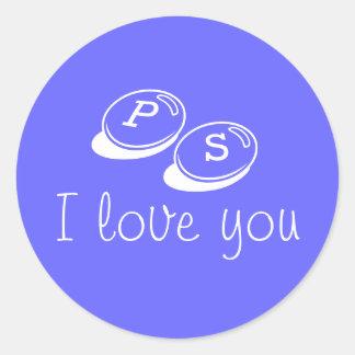 Rond Karate Kat Graphics Je t'aime sticker