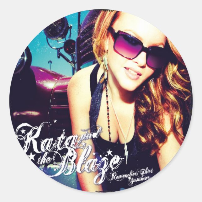 Rond Kata & The Blaze - Rappelez-Vous Ce Sticker D'Été (Devant)