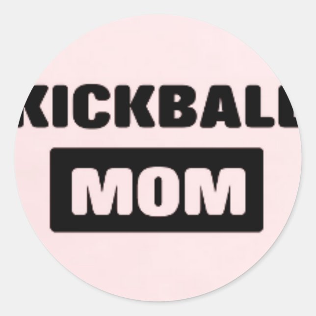 Rond kickball maman Sticker (Devant)