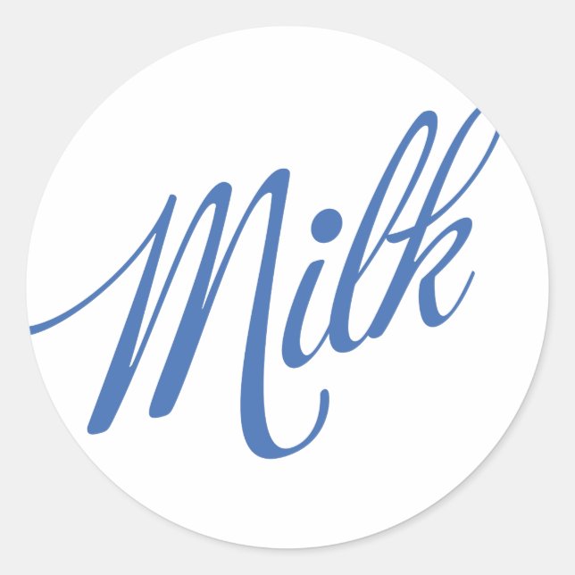 Rond Lait régulier 3 Sticker 2 (Devant)