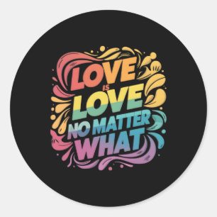 Rond L'Amour Est L'Amour Pas Ce Sticker