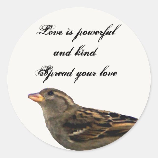 Rond L'Amour Est !_ Sticker (Devant)