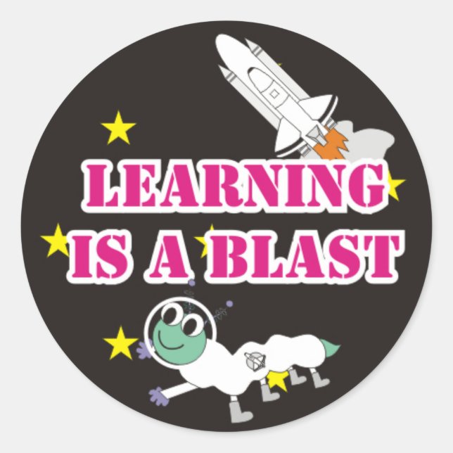 Rond L'apprentissage est un sticker (Devant)