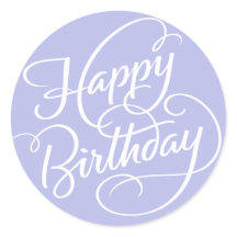 LAVENDER HEUREUX ANNIVERSAIRE | STICKER