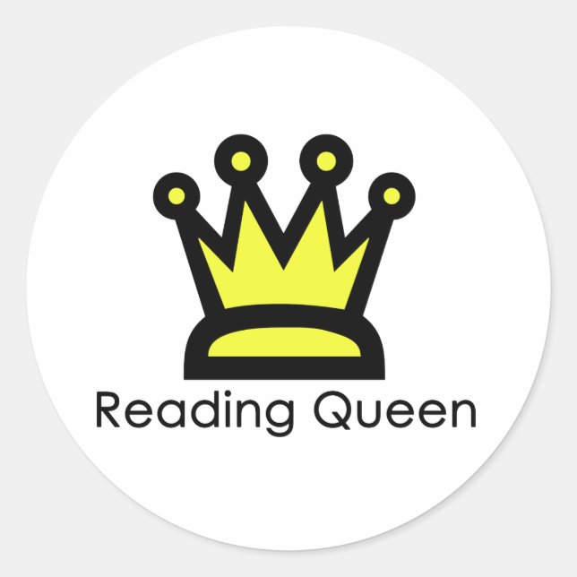 Rond Lecture Sticker Queen (Devant)