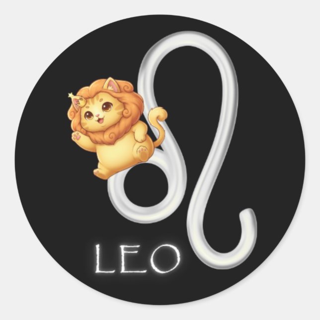 Rond Leo Sticker (Devant)