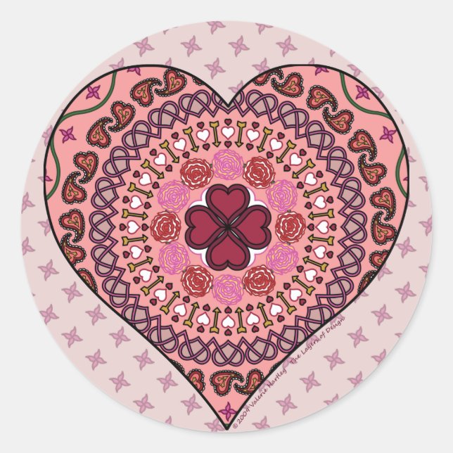 Rond Les calques du sticker cardiaque (Devant)