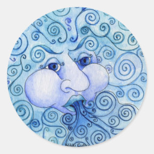 Rond Les éléments - Sticker à air