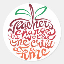 Les enseignants changent le Sticker Mondial