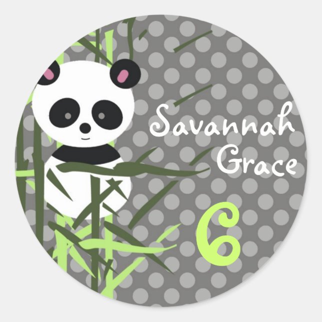 Rond LGC | Panda Peek A Boo Sticker (Devant)