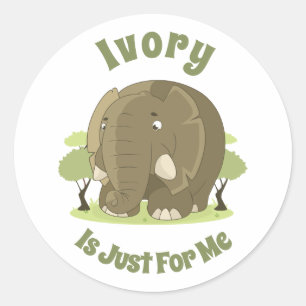 Rond L'ivoire est juste pour moi Sticker
