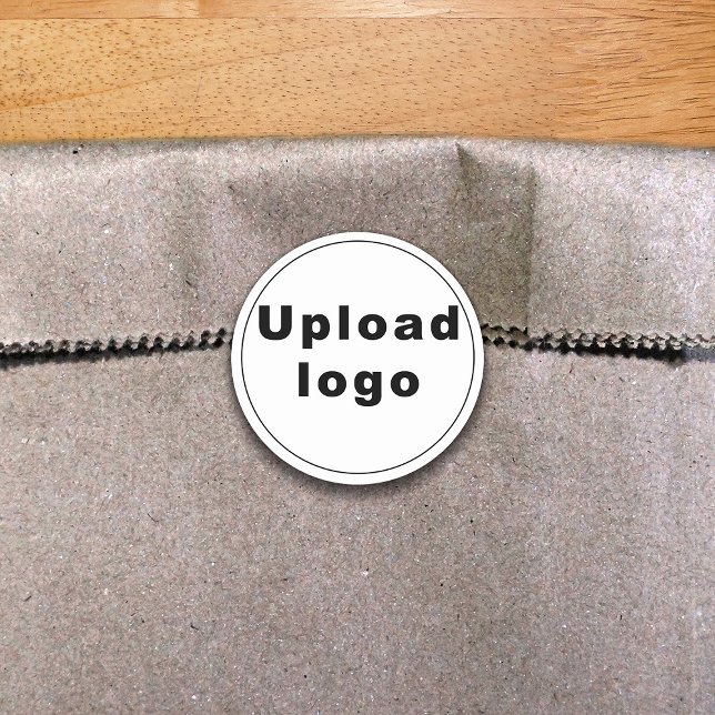 Rond Logo d'entreprise sur Sticker en forme ronde (Créateur téléchargé)