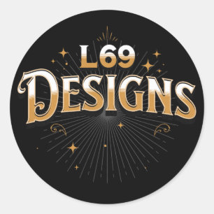 Rond Logo L69 DESIGNS Sticker